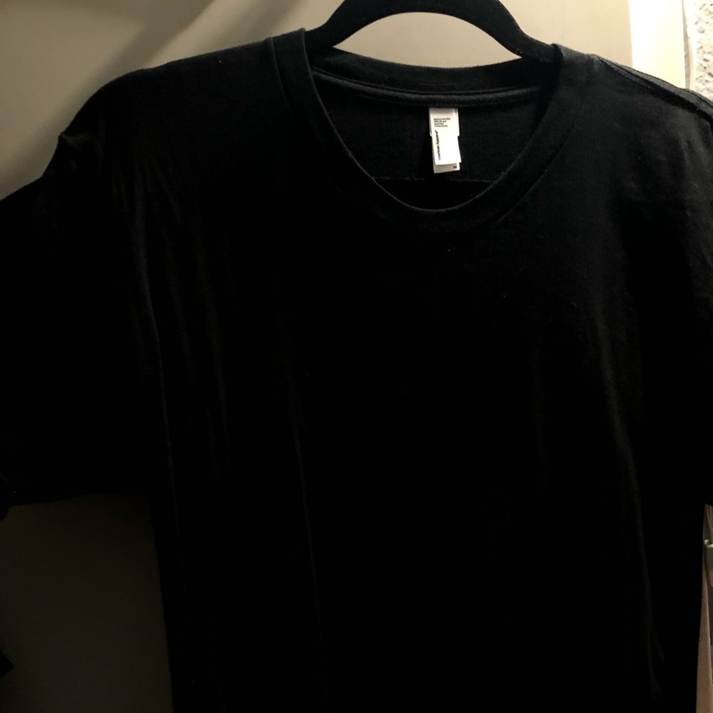 American Apparel Plain Black Shirt